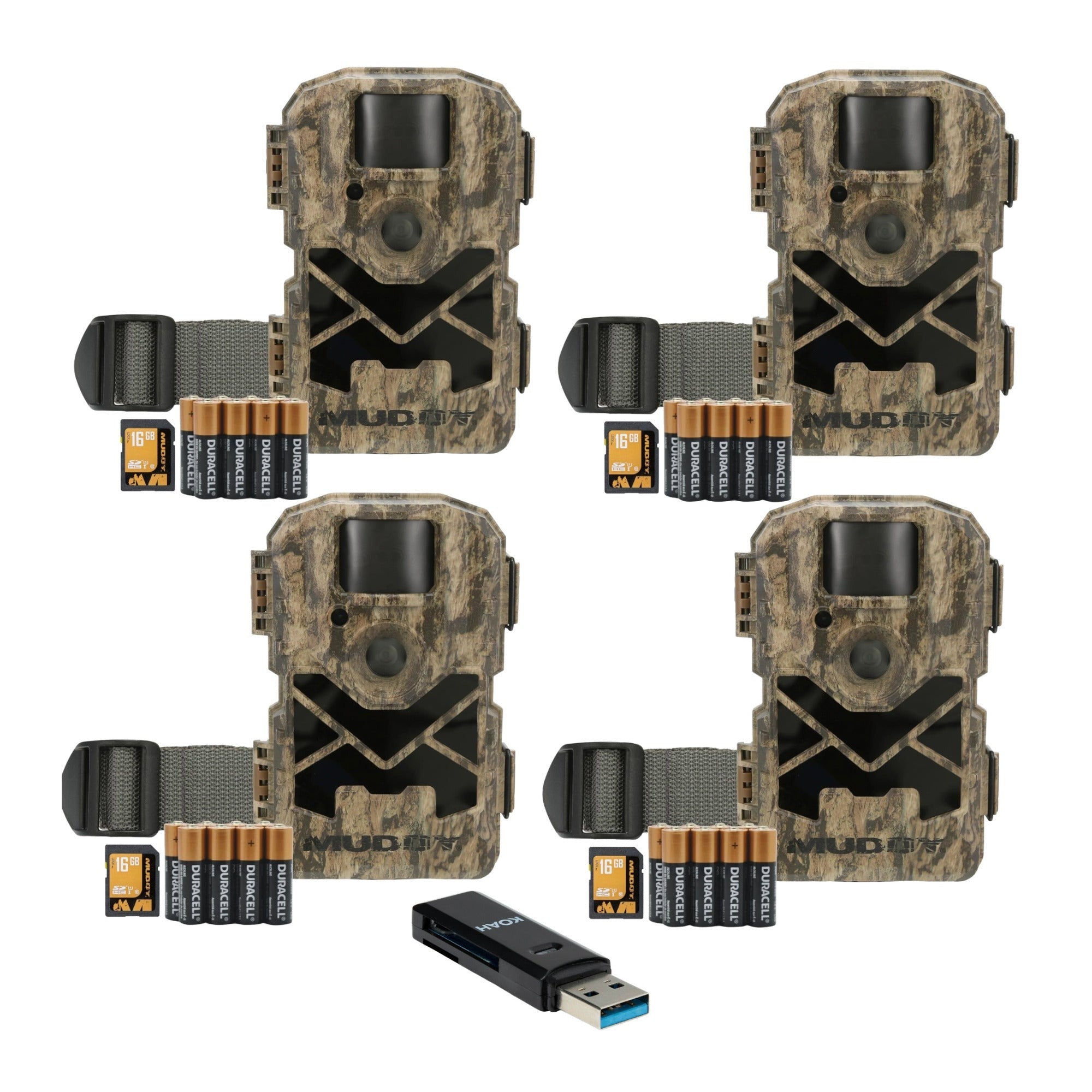 Muddy Pro Cam 28 Trail Camera Combo with Batteries, SD Card, and Card Reader