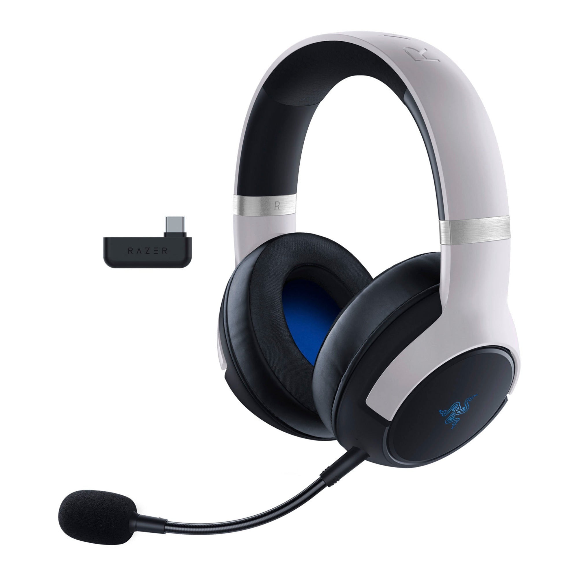 Razer Kaira Pro Wireless Gaming Headset for PS5 and PC, RZ04-04030100-R3U1, White (Certified Refurbished)