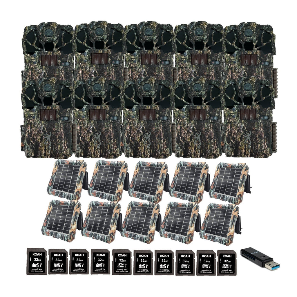 Browning Trail Camera Spec Ops Elite HP5 Ultra (10-Pack) Bundle with Accessories