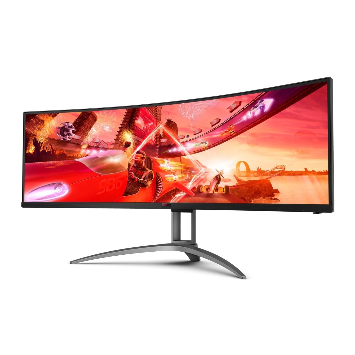 AOC AG493UCX 49" Curved Ultrawide Gaming Monitor, 5120x1440, 120Hz, FreeSync (Certified Refurbished)