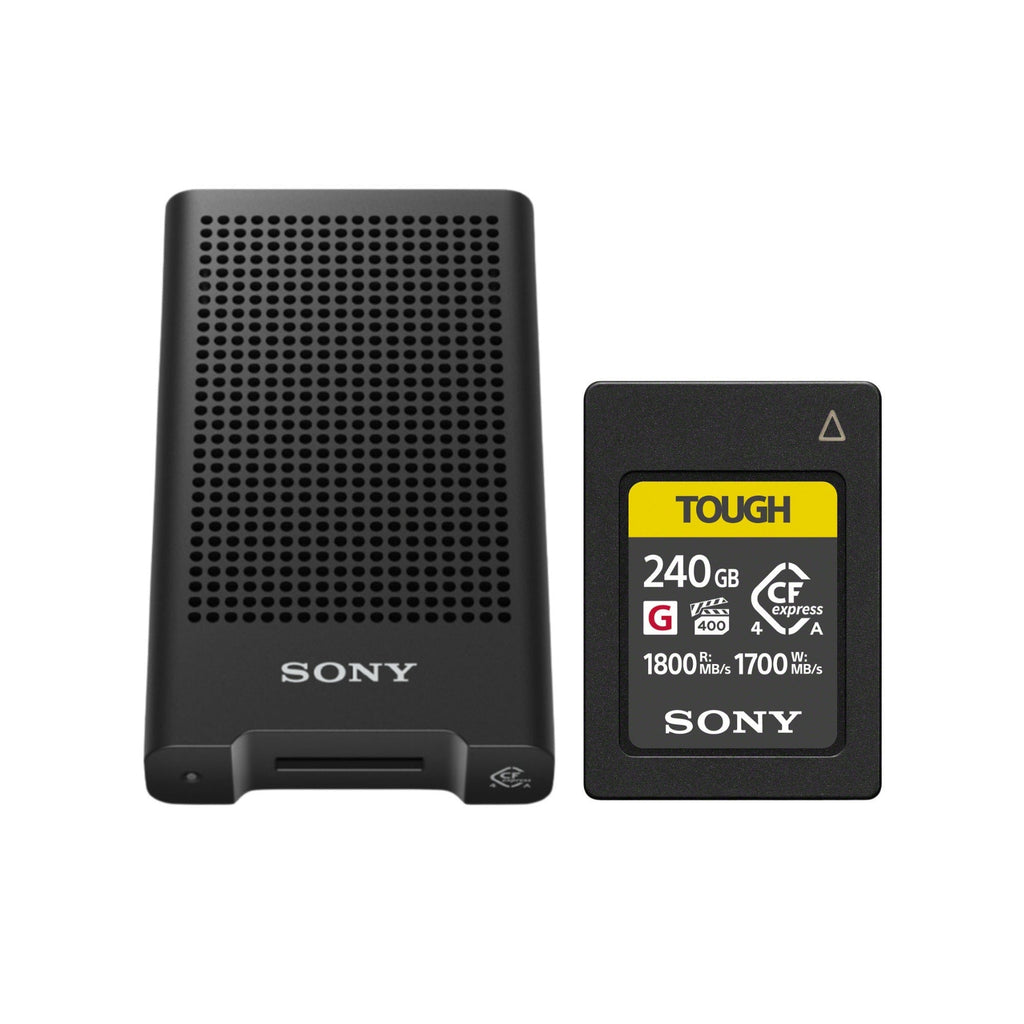 Sony 240GB CFexpress Type A TOUGH Memory Card with Card Reader Bundle