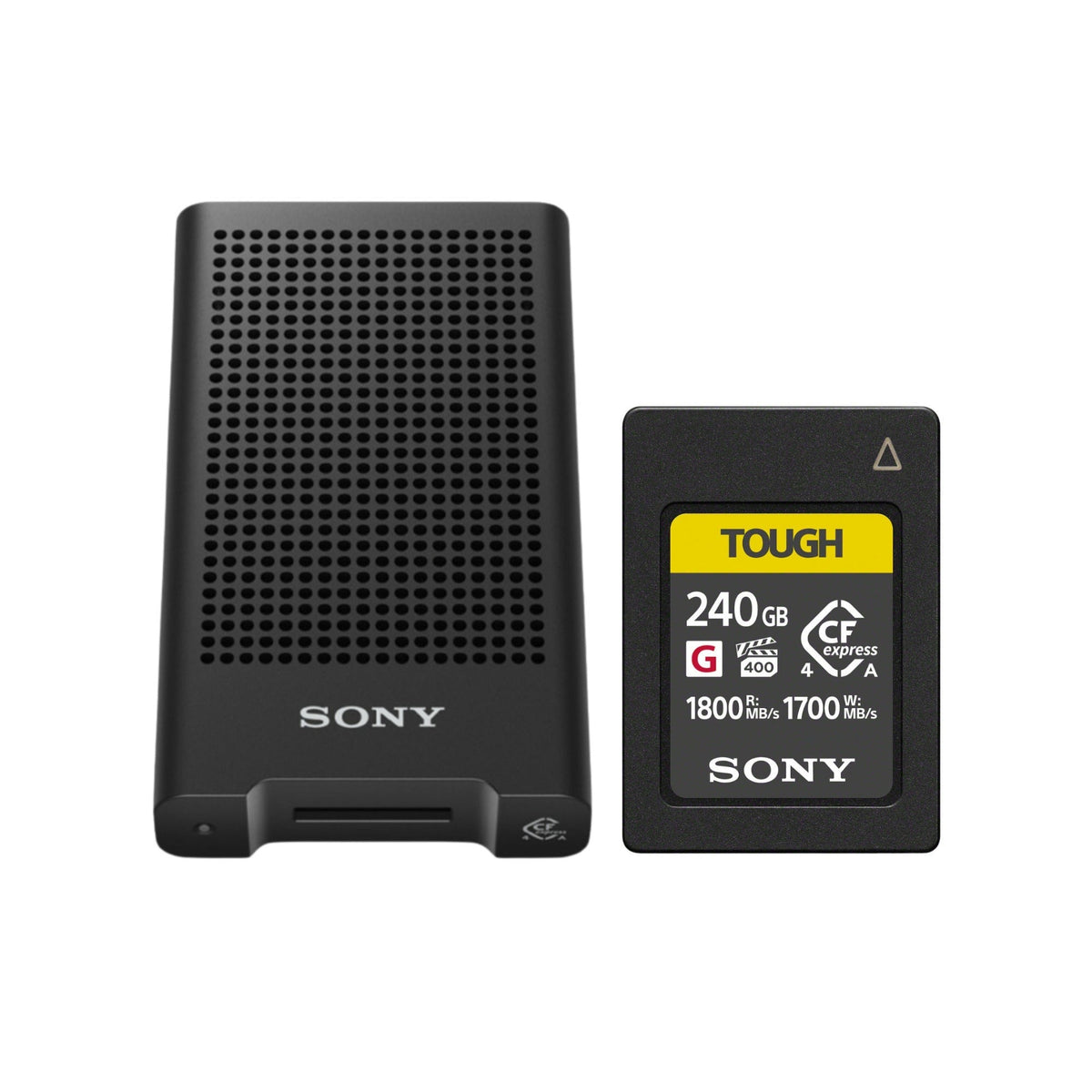Sony 240GB CFexpress Type A TOUGH Memory Card with Card Reader Bundle
