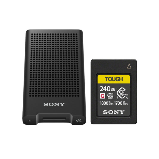 Sony 240GB CFexpress Type A TOUGH Memory Card with Card Reader Bundle
