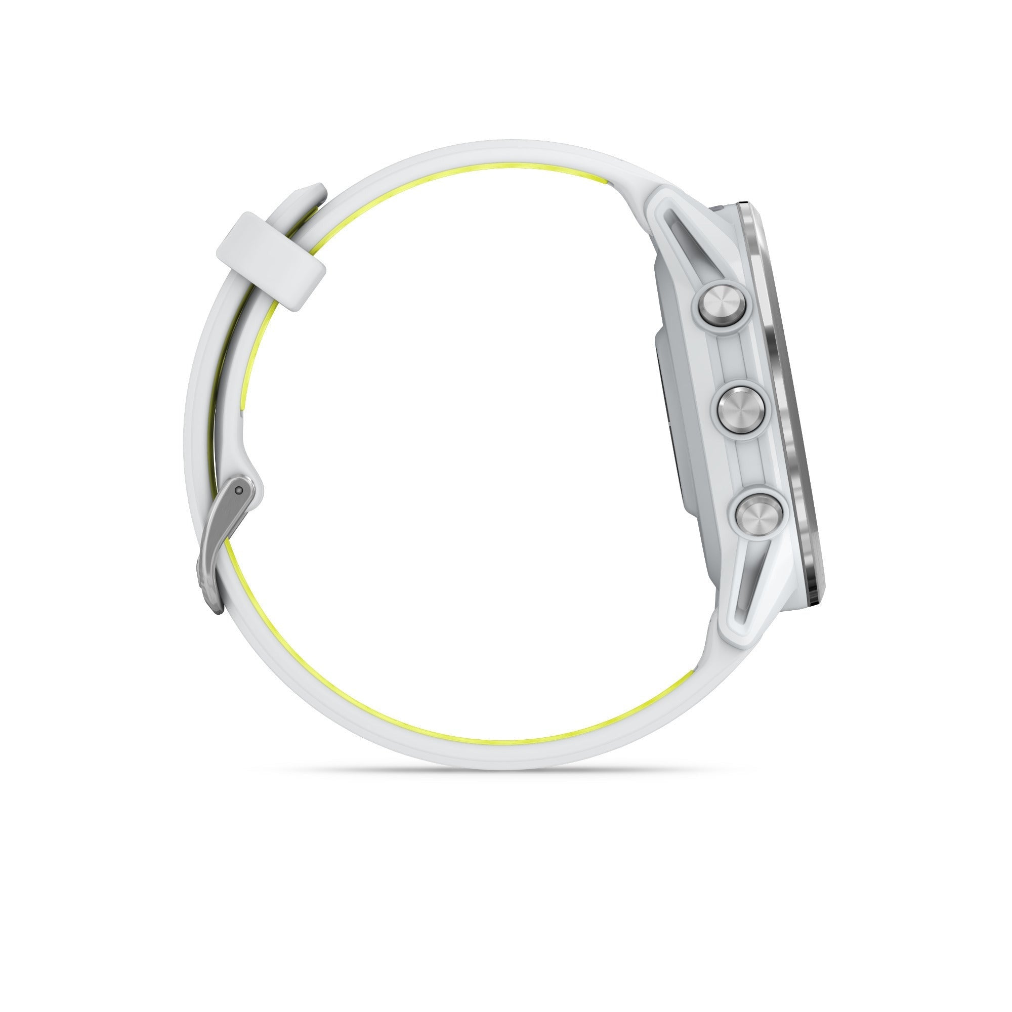 Garmin Forerunner 970 Titanium DLC and Whitestone/Translucent Amp Yellow Band