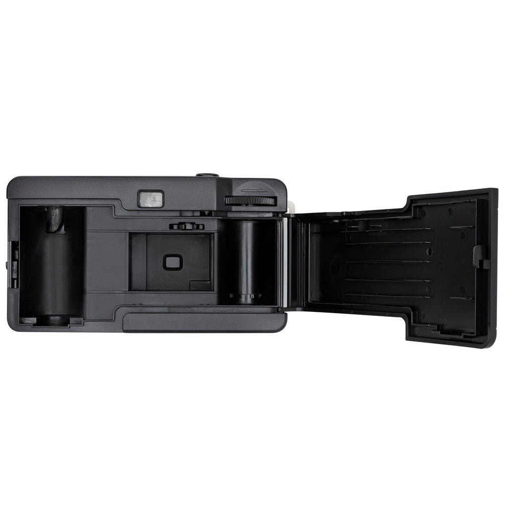 Ilford Sprite 35-II Reusable/Reloadable 35mm Analog Film Camera (Black & Silver)