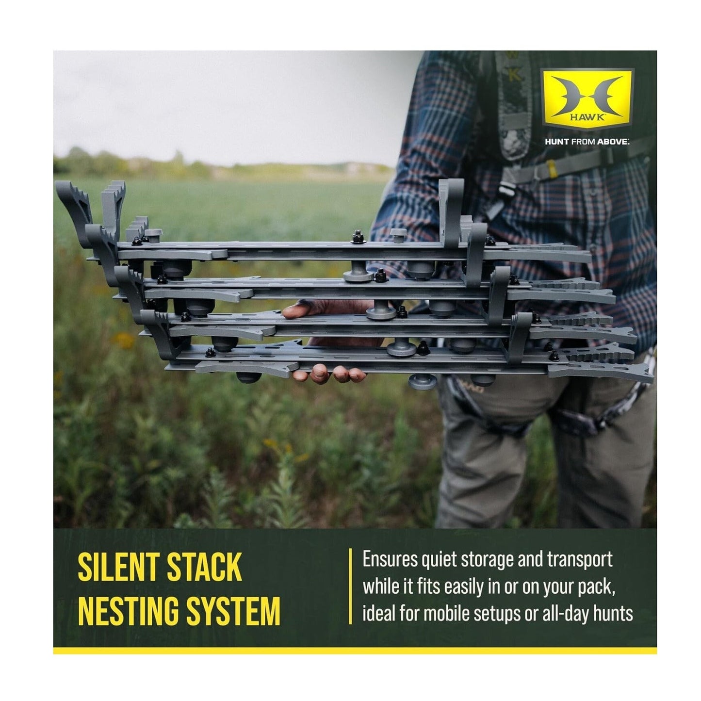 Hawk Helium 20-Inch Aluminum Tree Stand Climbing Stick Gen 2 (1-Pack)