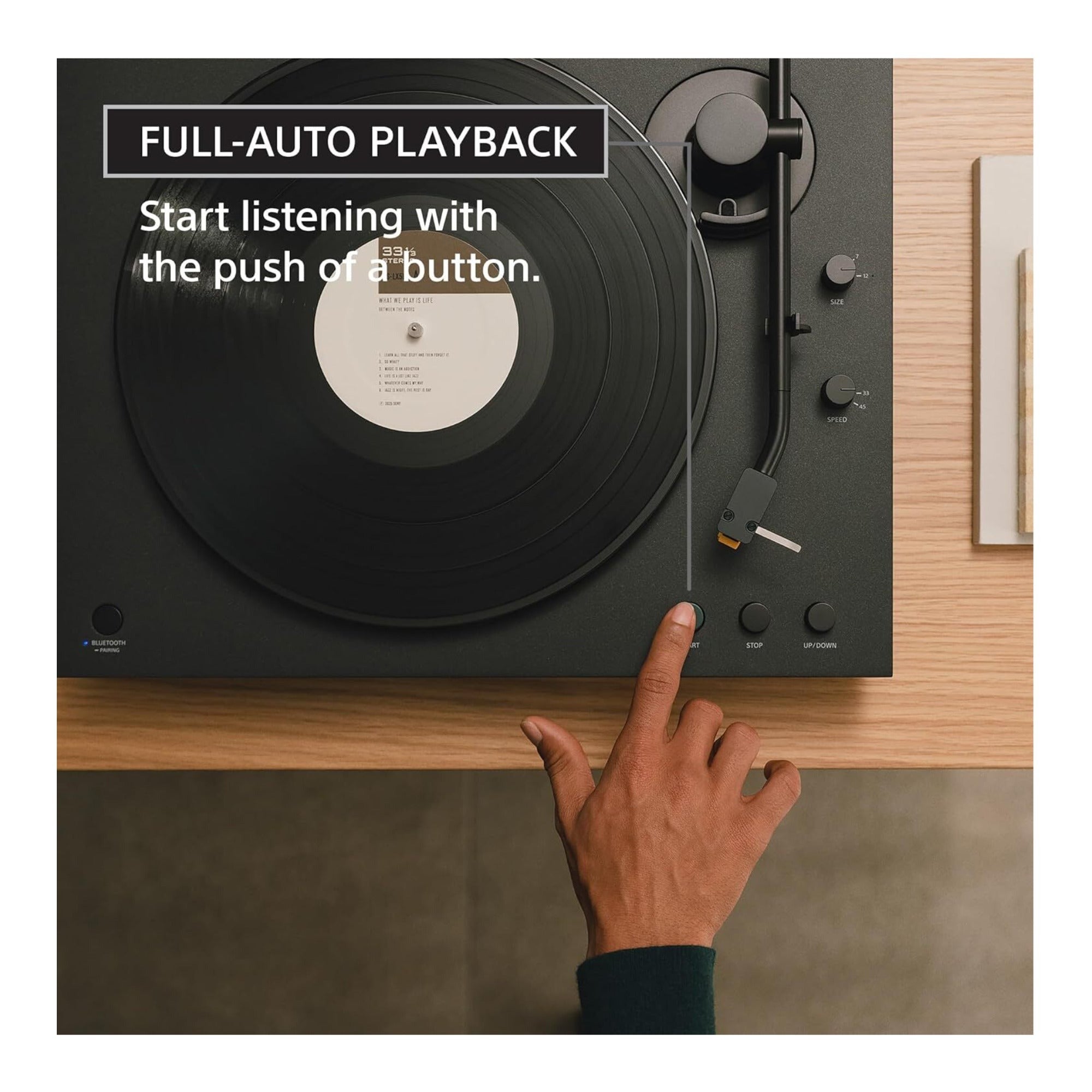 Sony PS-LX5BT Full Auto Premium Wireless Bluetooth Turntable (2026 Model)