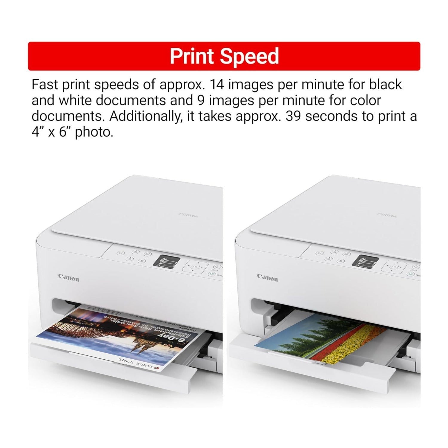 Canon PIXMA TS6520 Wireless Multifunction Inkjet Printer (White)