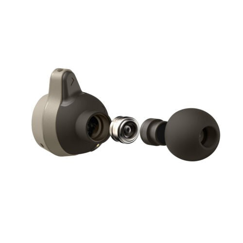Cleer Audio Roam Noise Cancelling Wireless Earbuds with Touch Controls and Equalizer (Sand)