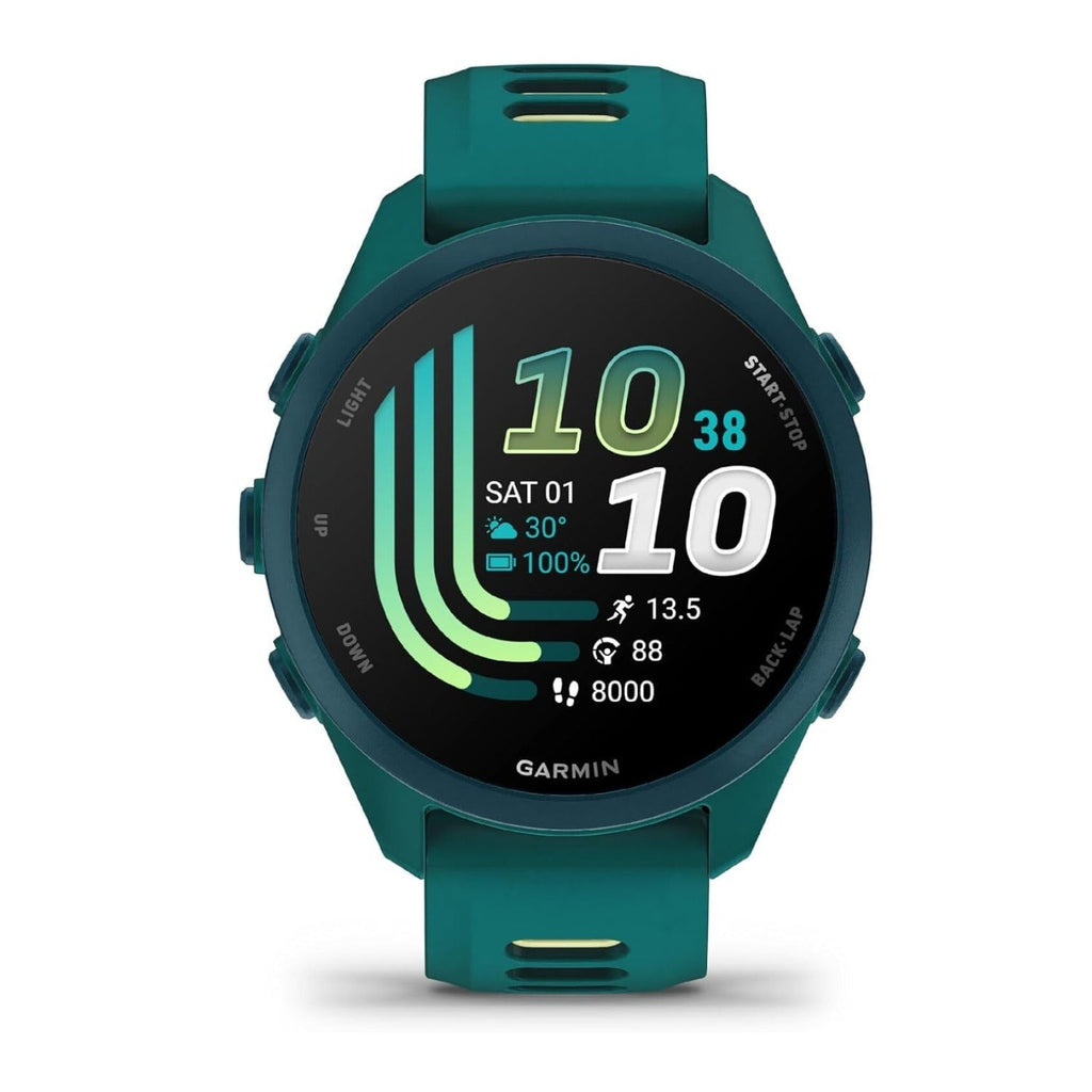 Garmin Forerunner 170 Music GPS Running Smartwatch (Teal Green/Citron Band)