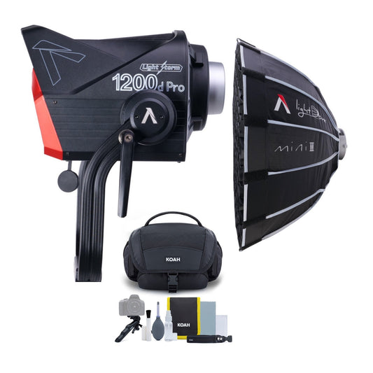 Aputure LS 1200d Pro LED Light Kit with Light Dome Mini III and Accessory Kit