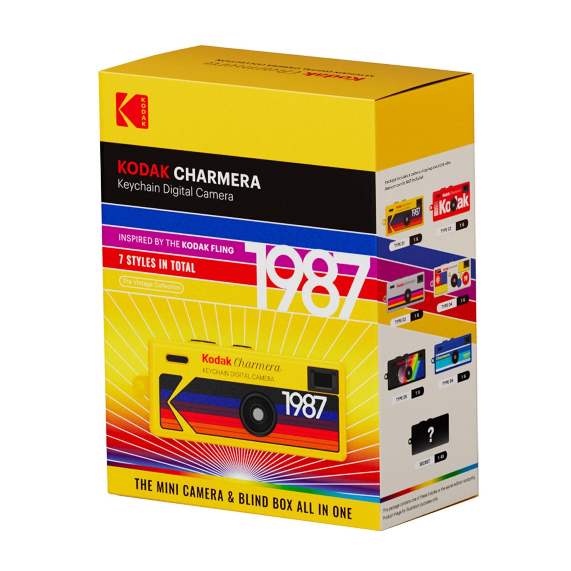 Kodak Charmera Key Chain Digital Camera (2-Pack) with 32GB Memory Card & Reader Bundle