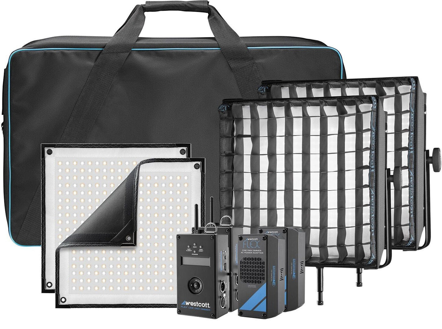 Westcott Flex Cine DMX 2-Light Gear Kit (1' x 1', Bi-Color)