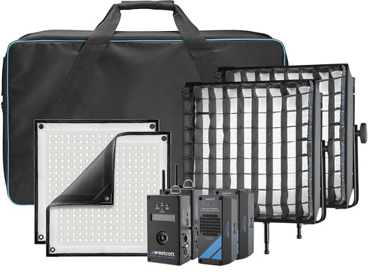 Westcott Flex Cine DMX 2-Light Gear Kit (1' x 1', Bi-Color)