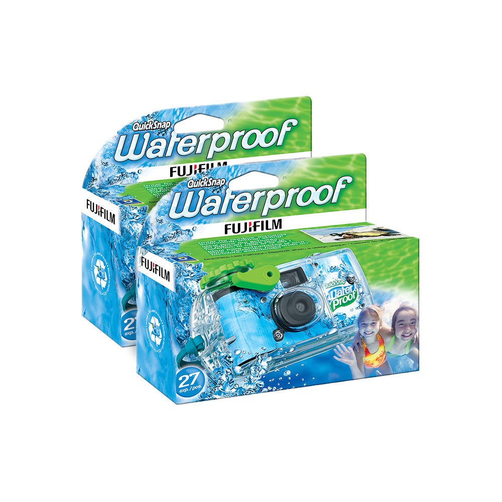 Fujifilm Quicksnap 800 Waterproof 35 millimeter Disposable Camera (2 Packs)