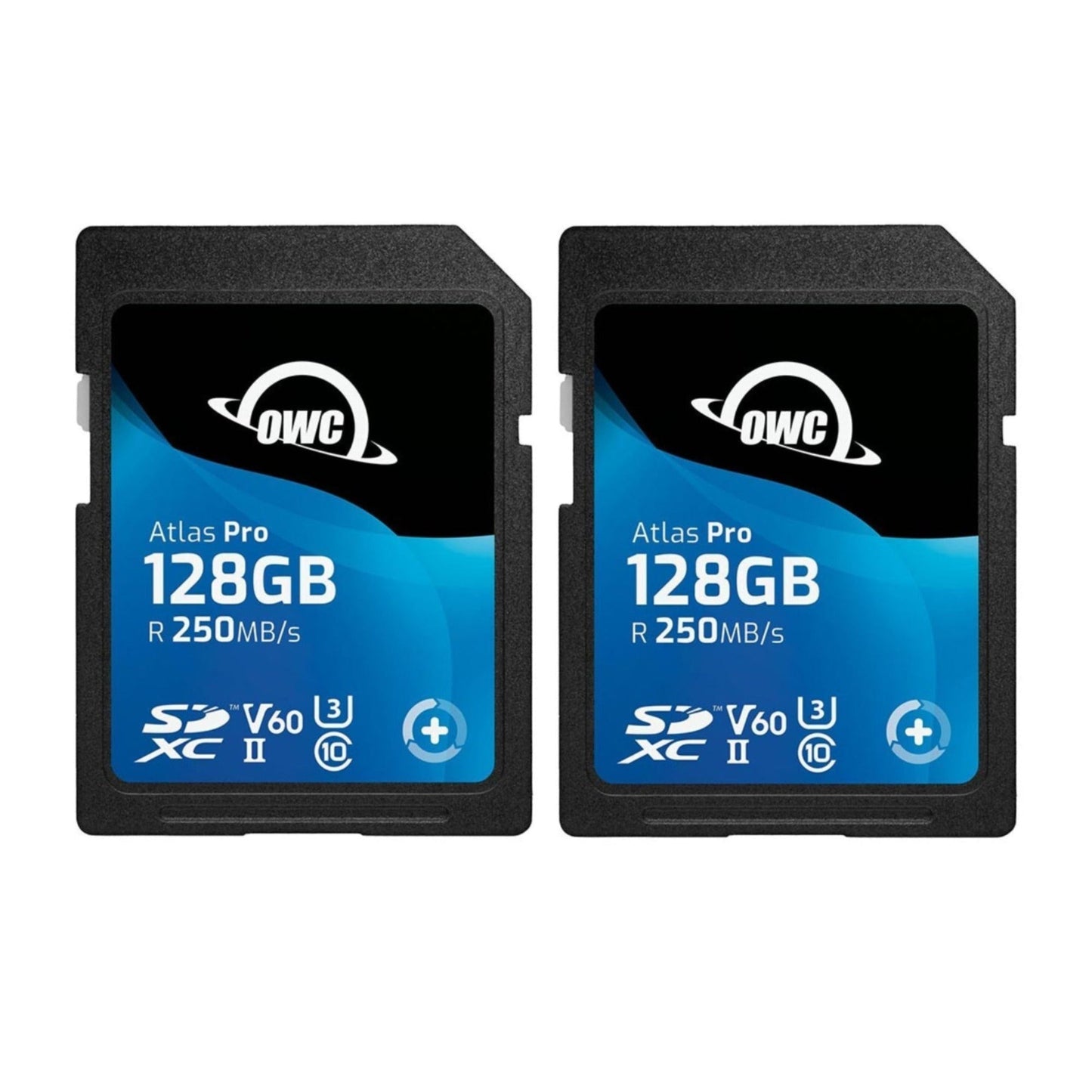 OWC 128GB Atlas Pro UHS-II SDXC Memory Card (2-Pack)