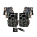 Browning Trail Cameras Strike Force Pro X Trail Camera Bundle (2-Pack, Camo)