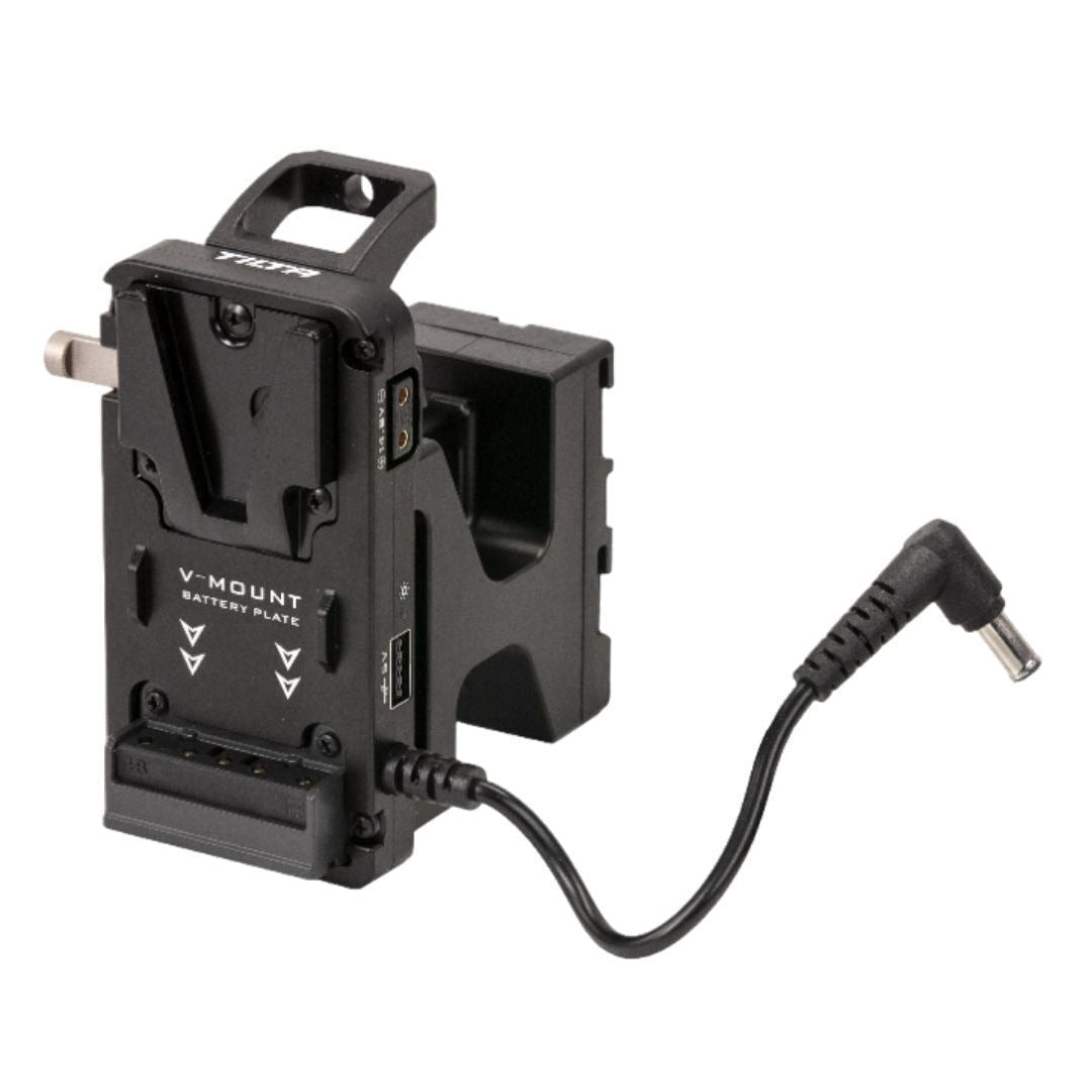 Tilta V-Mount Battery Plate for Sony FX6 with Stainless Steel Construction (Black)