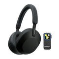 Sony WH-1000XM5 Wireless Noise Canceling Over-Ear Headphones Bundle (Black)