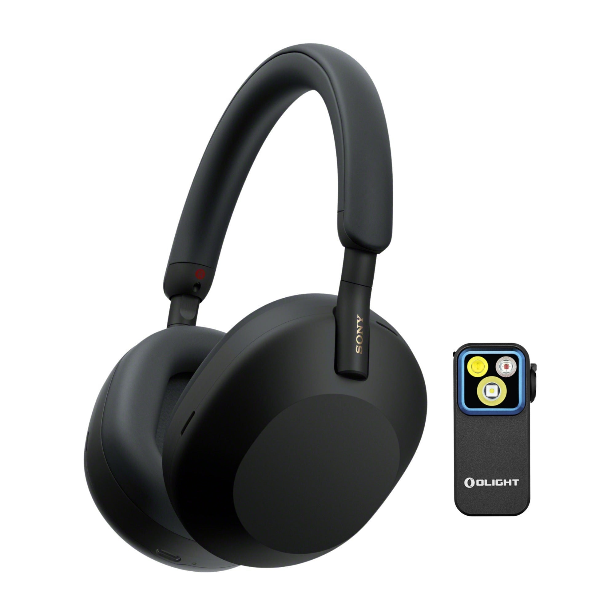 Sony WH-1000XM5 Wireless Noise Canceling Over-Ear Headphones Bundle (Black)