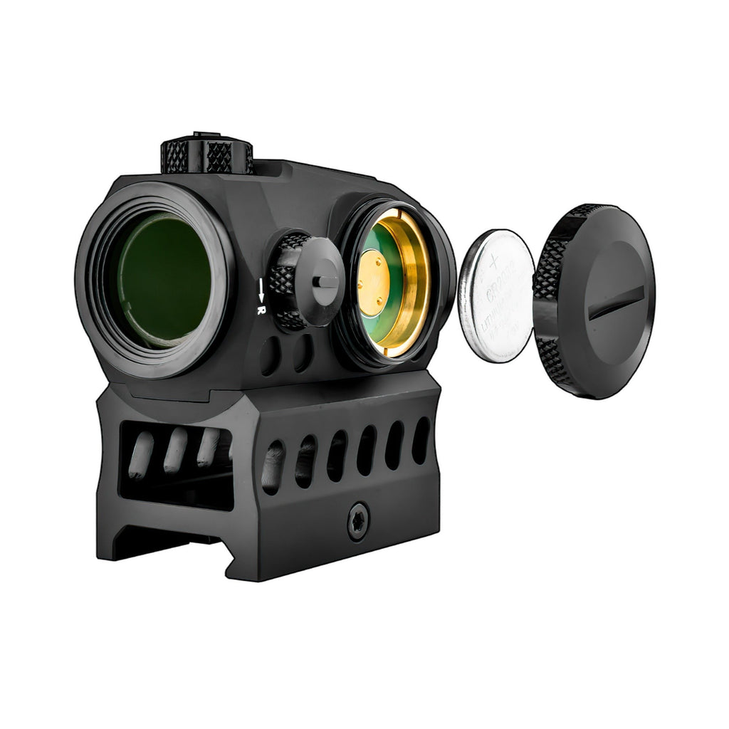 Cyelee T10 X PRO IPX7-rated Picatinny Red Dot Sight with Multi-Reticle System and Riser Mount