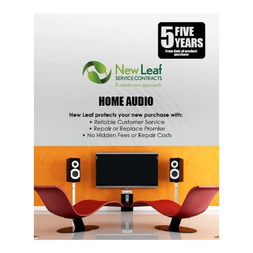 New Leaf 5-Year Audio Equipment Service Plan for Products Retailing Under $1000