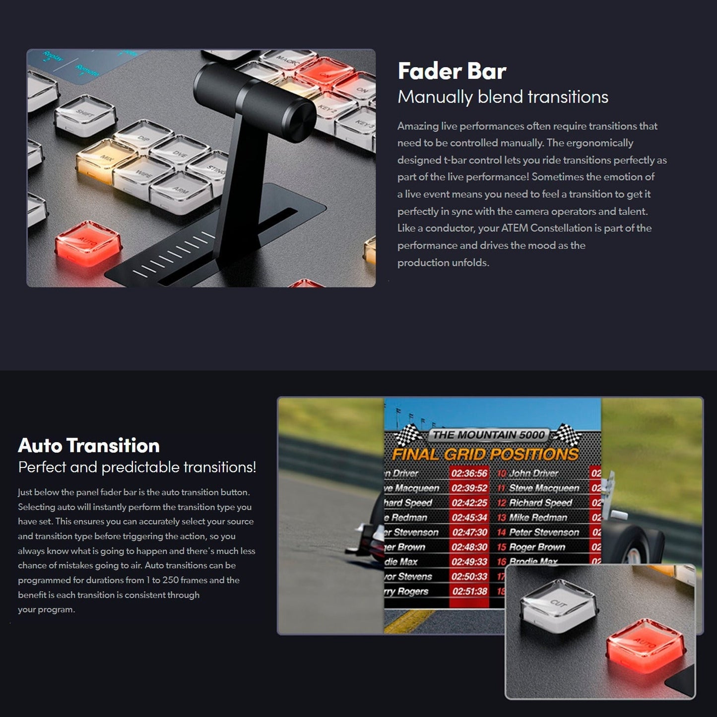 Blackmagic Design ATEM Micro Live Stream Switcher Panel with 50 Tri-Color LED Backlit Buttons Bundle