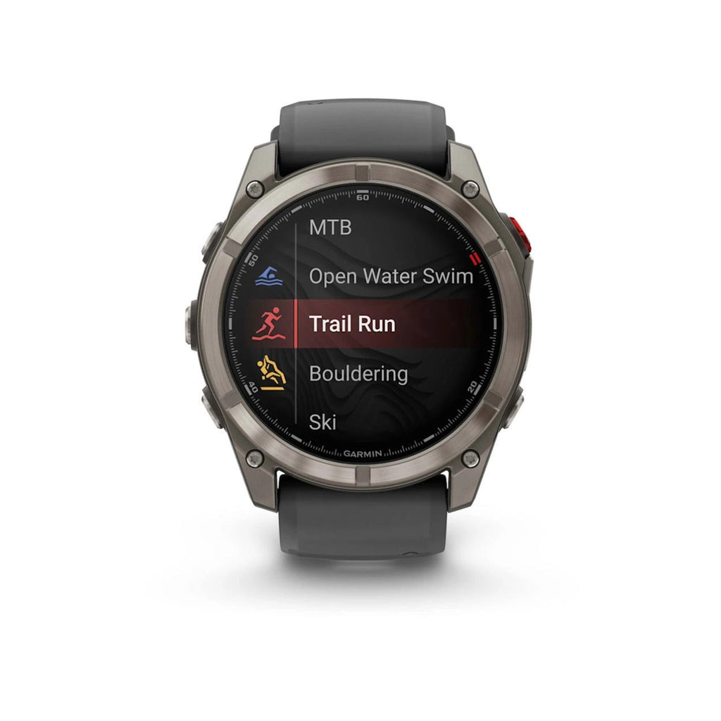 Garmin Fenix 8 Pro 51mm AMOLED (Titanium/Black) GPS Smartwatch with Wireless Earbuds Bundle