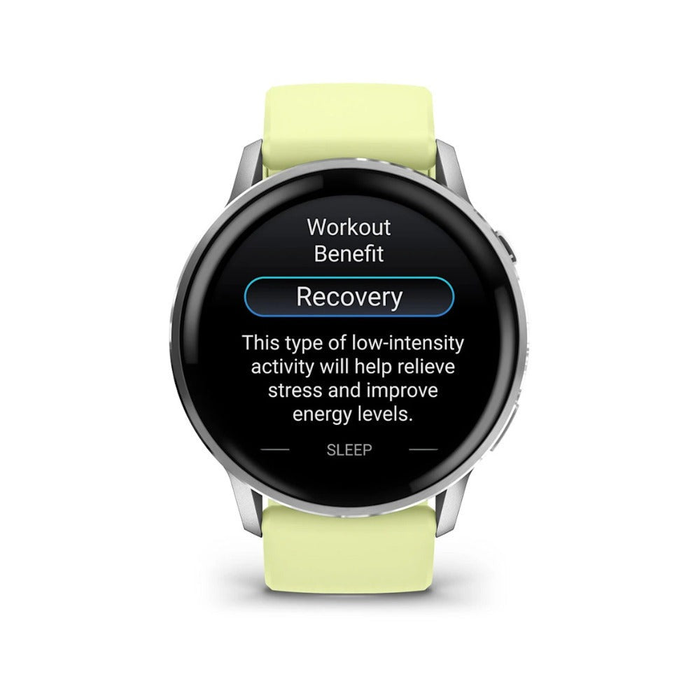 Garmin Venu 4 Smartwatch (Silver/Citron)