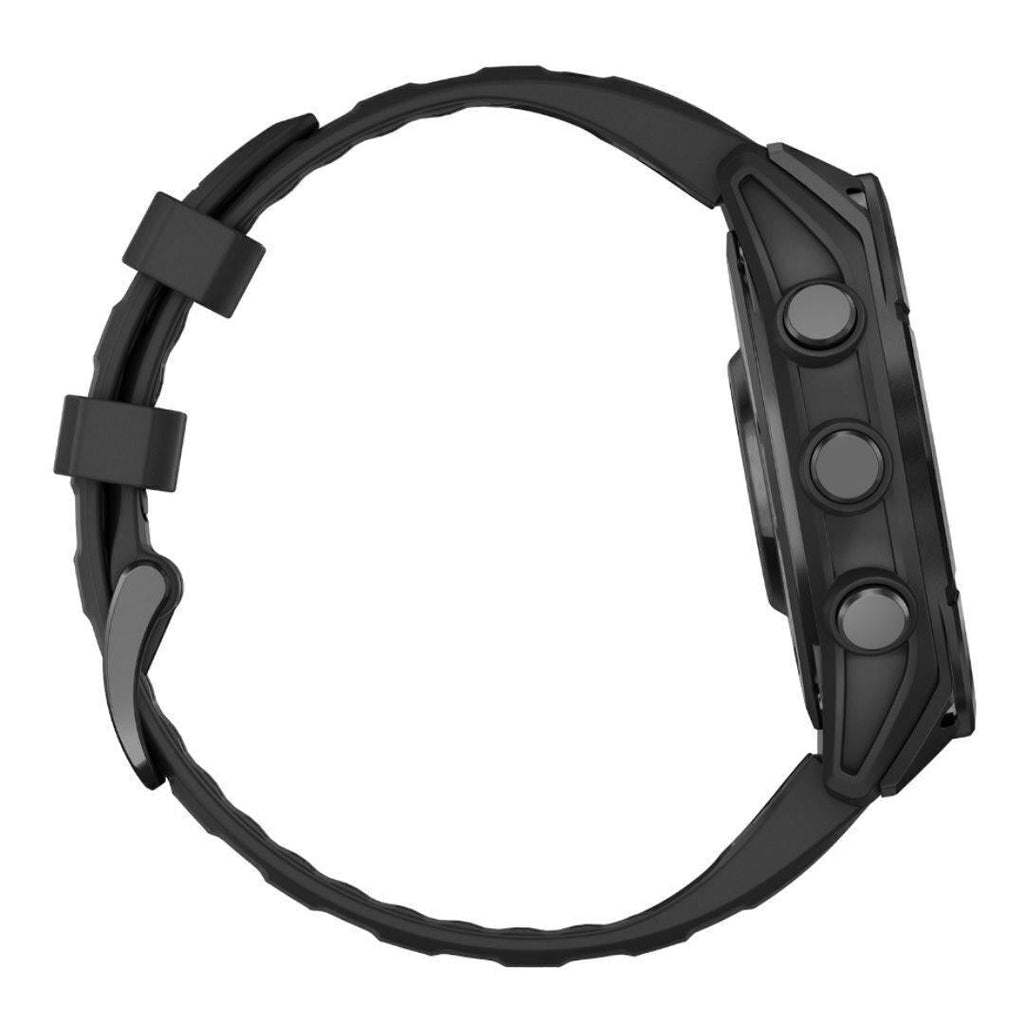 Garmin Fenix 8 47mm GPS Smartwatch with Wireless Stereo Earbuds Bundle