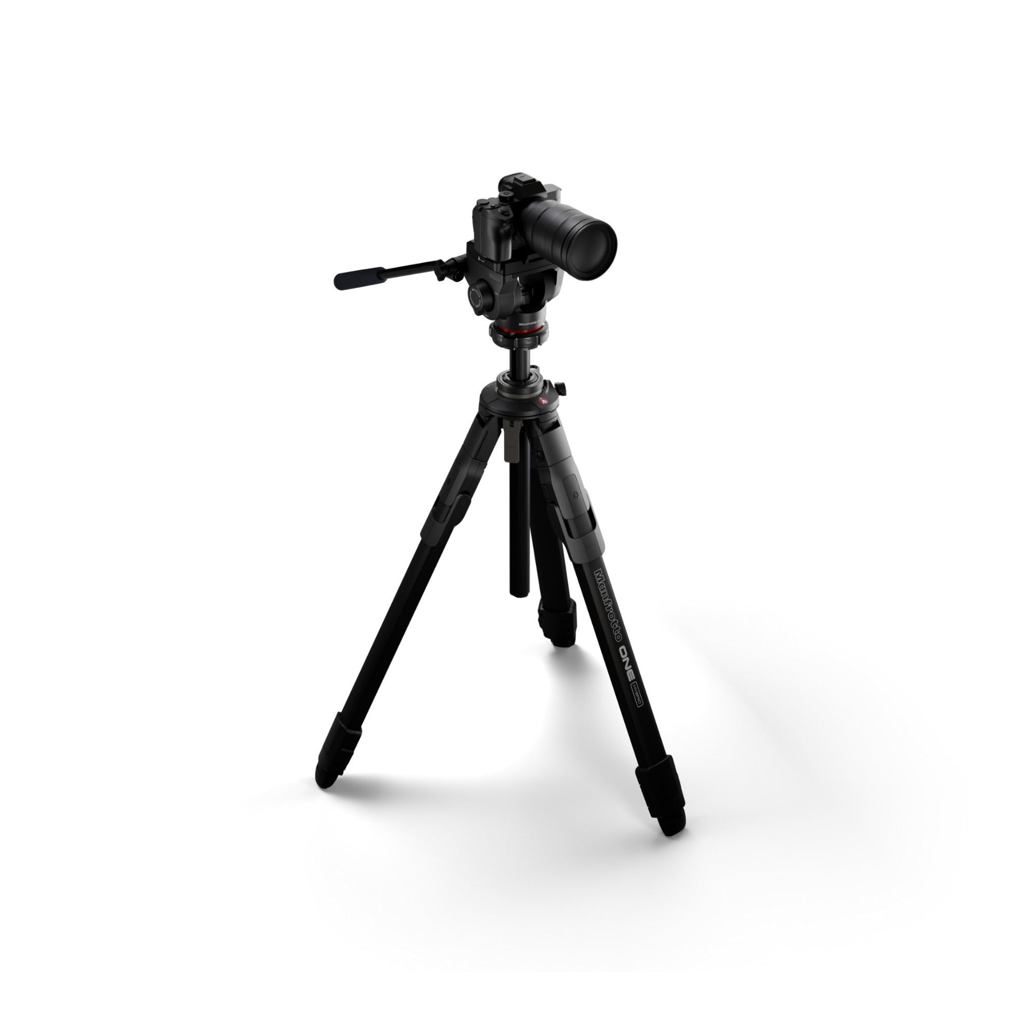 Manfrotto MKONEA-500X ONE Al with 500X Fluid Head - 60mm Flat Base