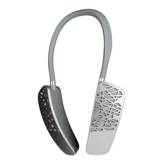 Cleer Halo Wireless Bluetooth Wearable Neck Speaker with Google Assistant (Gray)