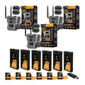 Spypoint FLEX-DARK GPS-Enabled Cellular Trail Camera with Accessories Bundle