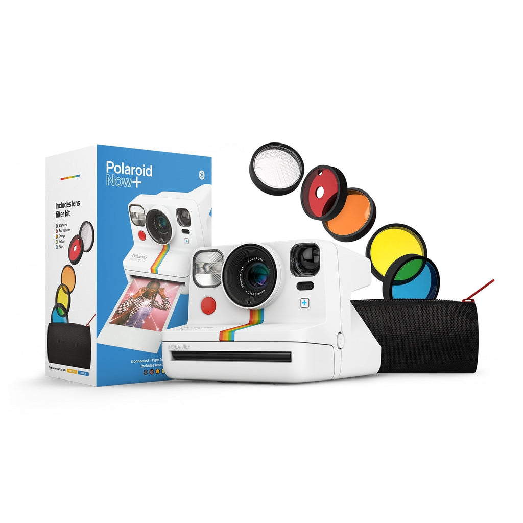 Polaroid NOW+ Instant Film Camera (White)