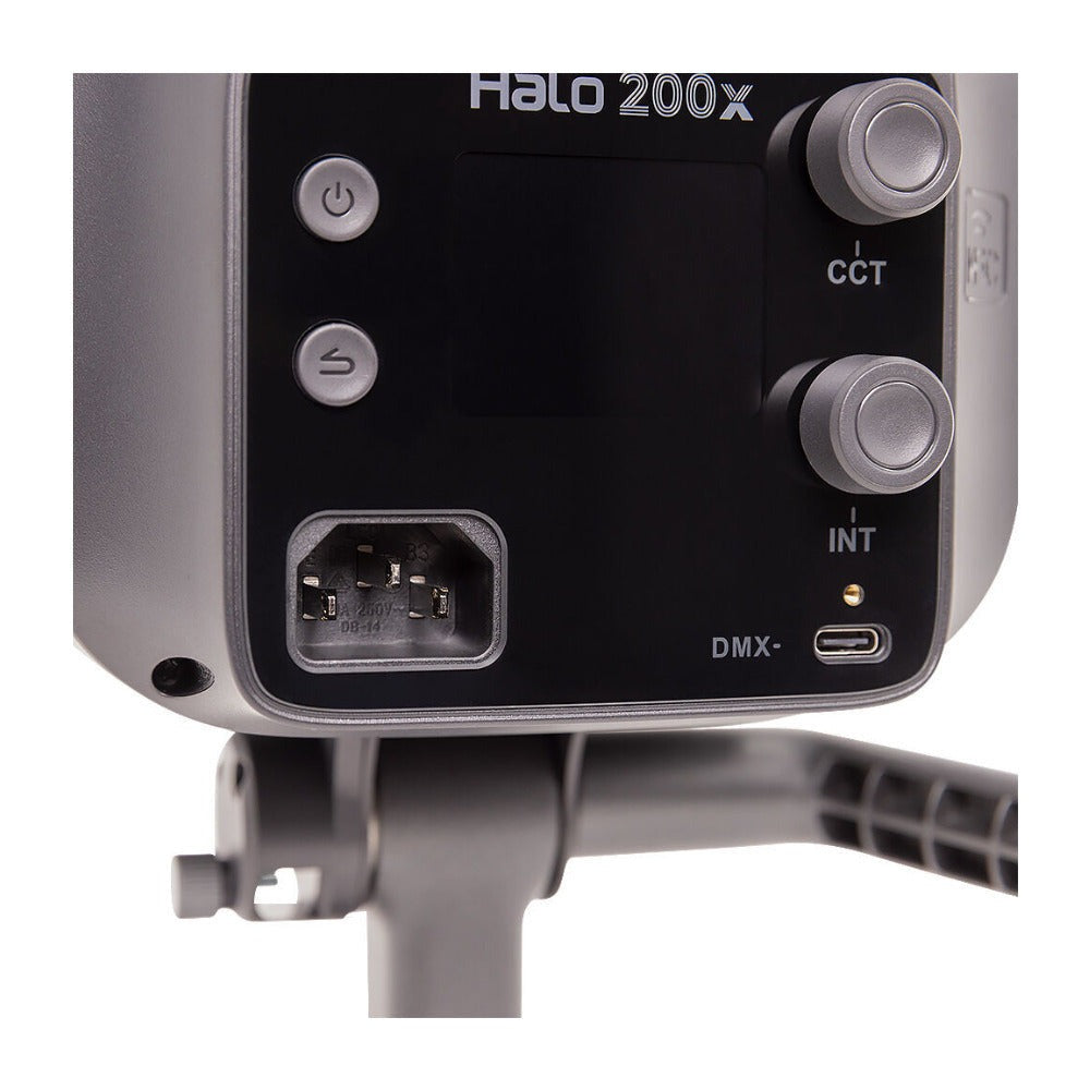 Amaran Halo 200x LED Monolight 2700-6500K Bi-Color with High CRI and DMX Support (Black)