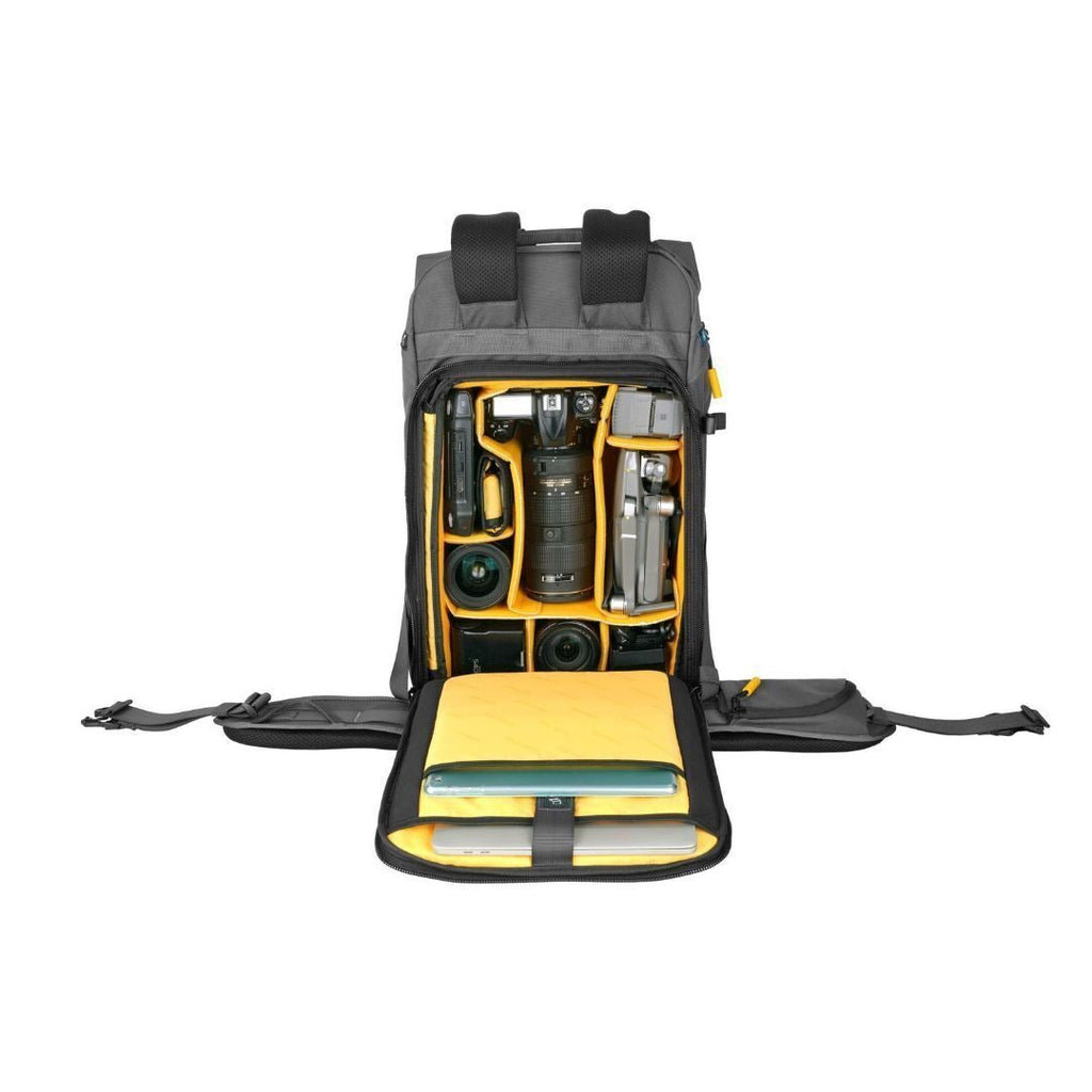 Vanguard VEO Active 53 Camera Backpack with USB Charger Connection and Ergonomic Design (Dark Gray)