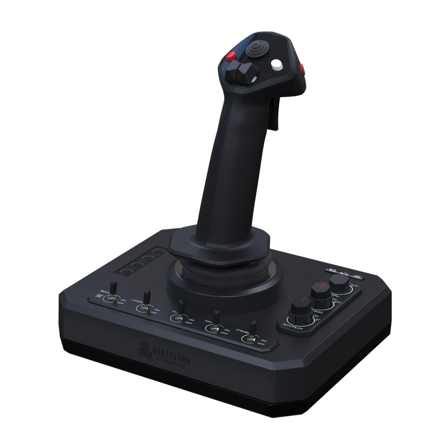Honeycomb Aeronautical Bravo Throttle Quadrant Bundle with Aviation Stick