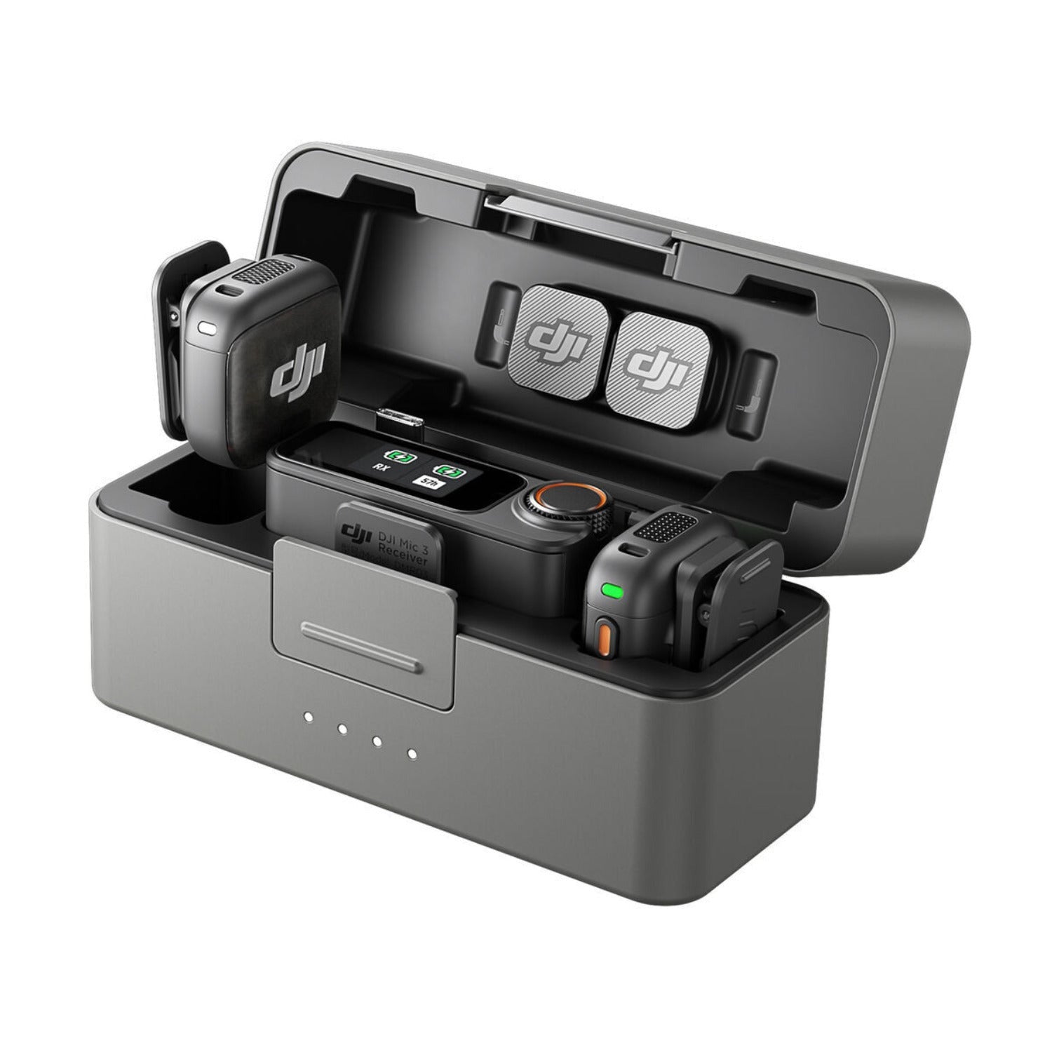 DJI Mic 3 2-Person Compact Wireless Microphone Recorder - Camera and Smartphone