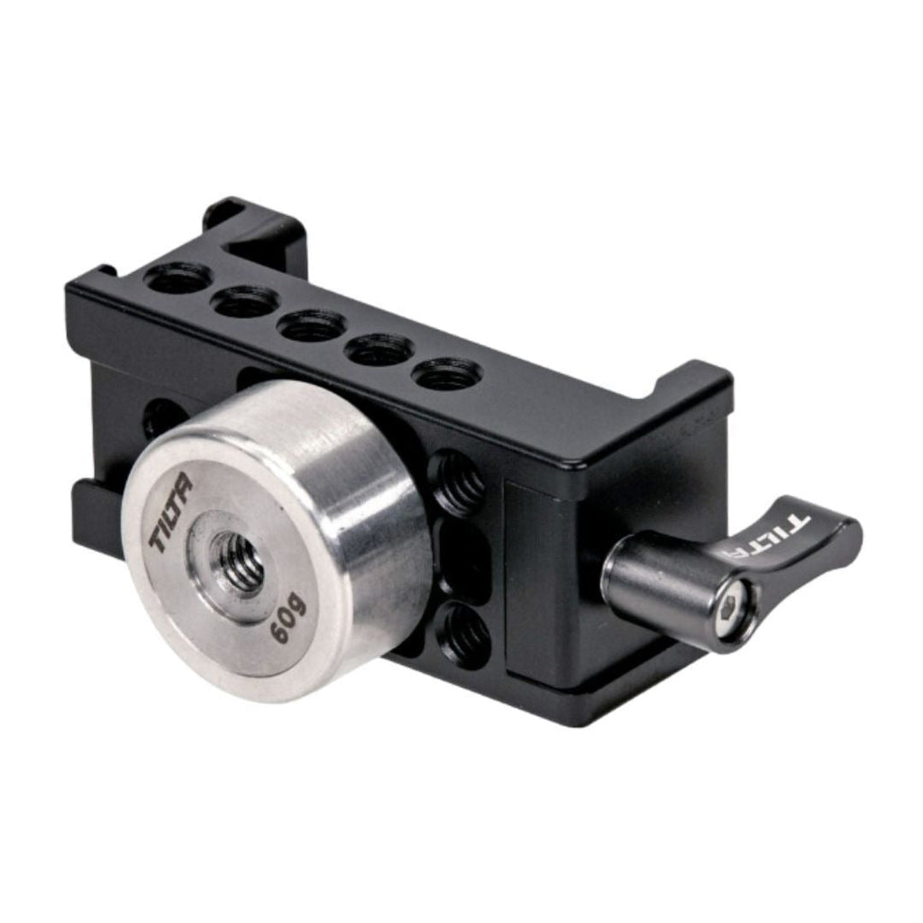Tilta Quick Release Baseplate Counterweight Adapter with Aluminum Alloy Construction (Black)