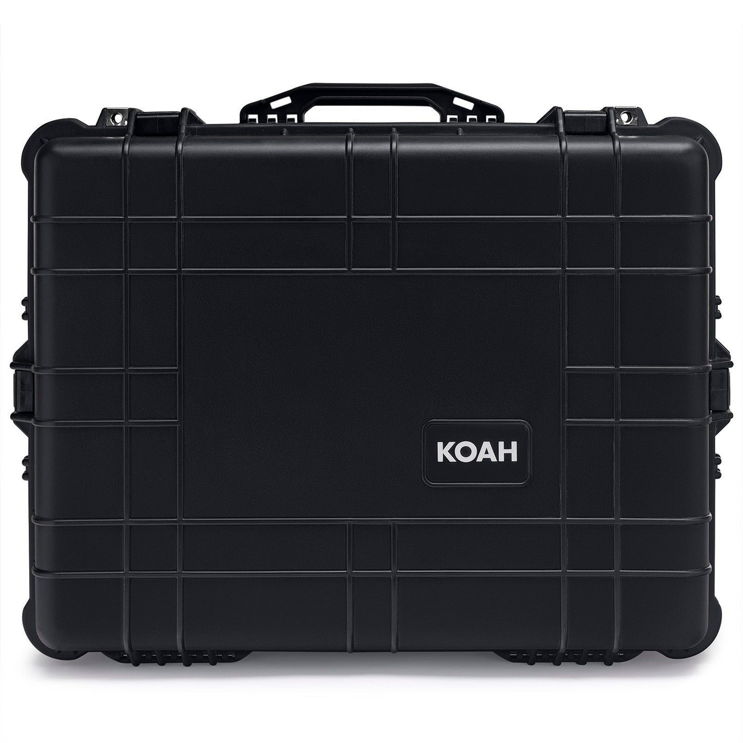 Koah Weatherproof Wheeled Hard Case with Customizable Foam (25 x 20 x 12 Inch, 2-Pack)