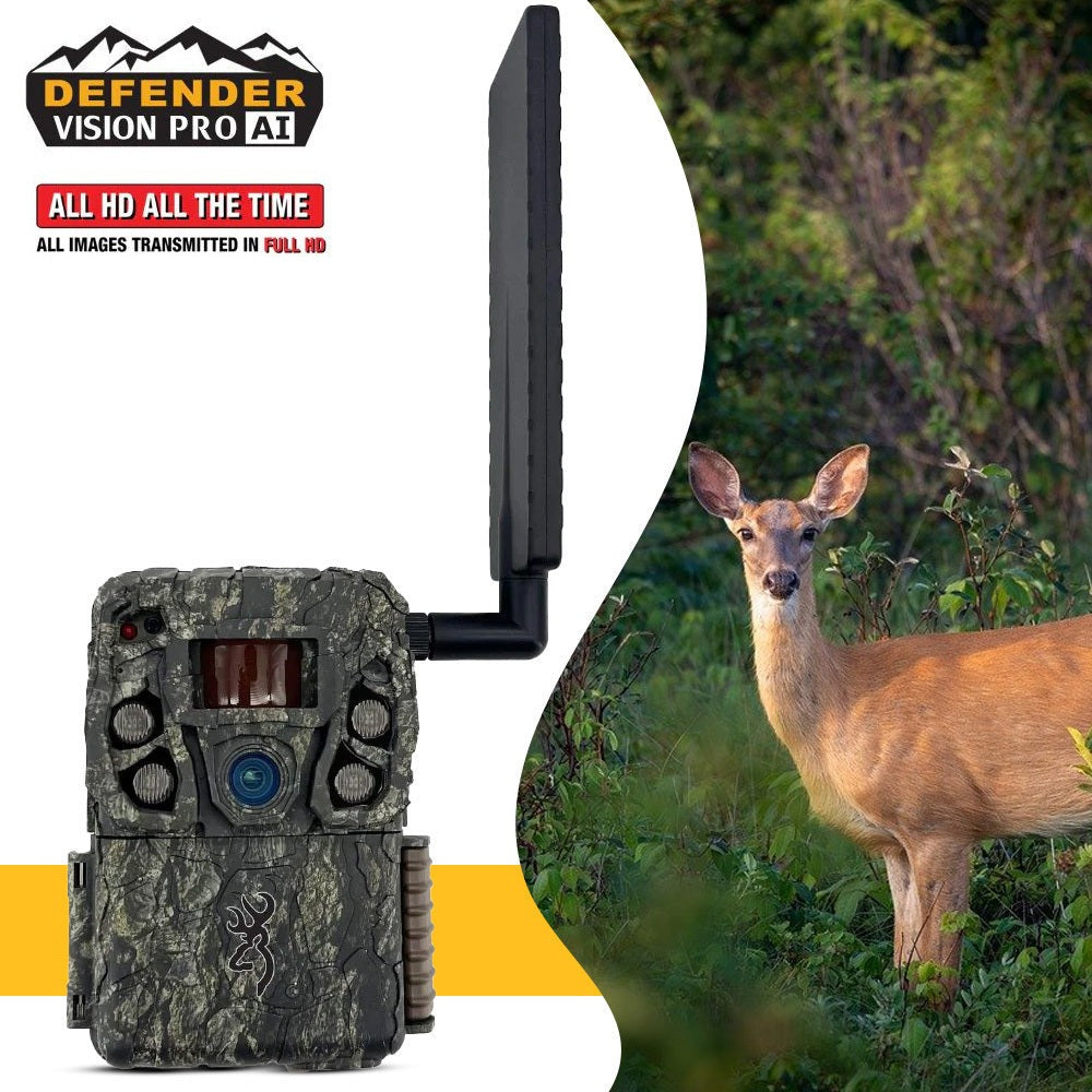 Browning Trail Camera Defender Wireless Vision Pro HD AI Trail Camera (6-Pack)