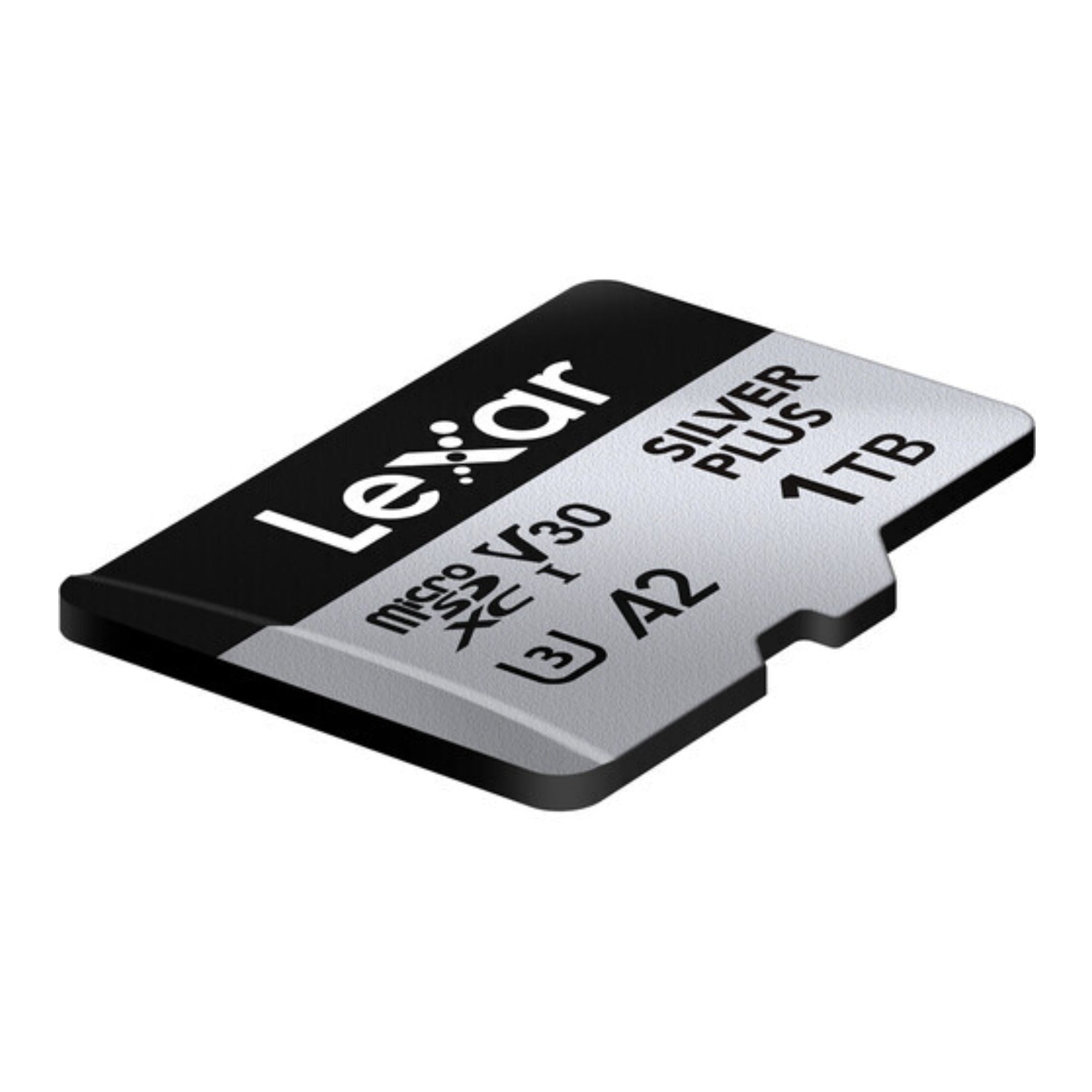 Lexar 1TB Professional SILVER PLUS UHS-I microSDXC Memory Card with SD Adapter