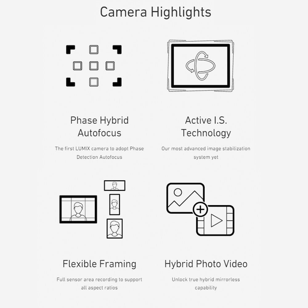 Panasonic Lumix Full Frame Camera with Lumix S5II and S5IIX Firmware Update with Mount Lens Bundle