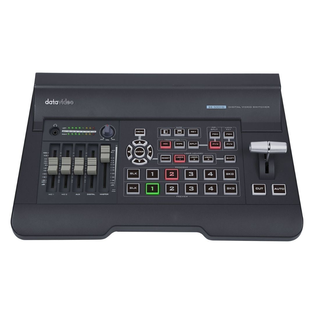 Datavideo SE-500HD 1920 x 1080 4-Channel HDMI Video Switcher for High-Quality Video Production
