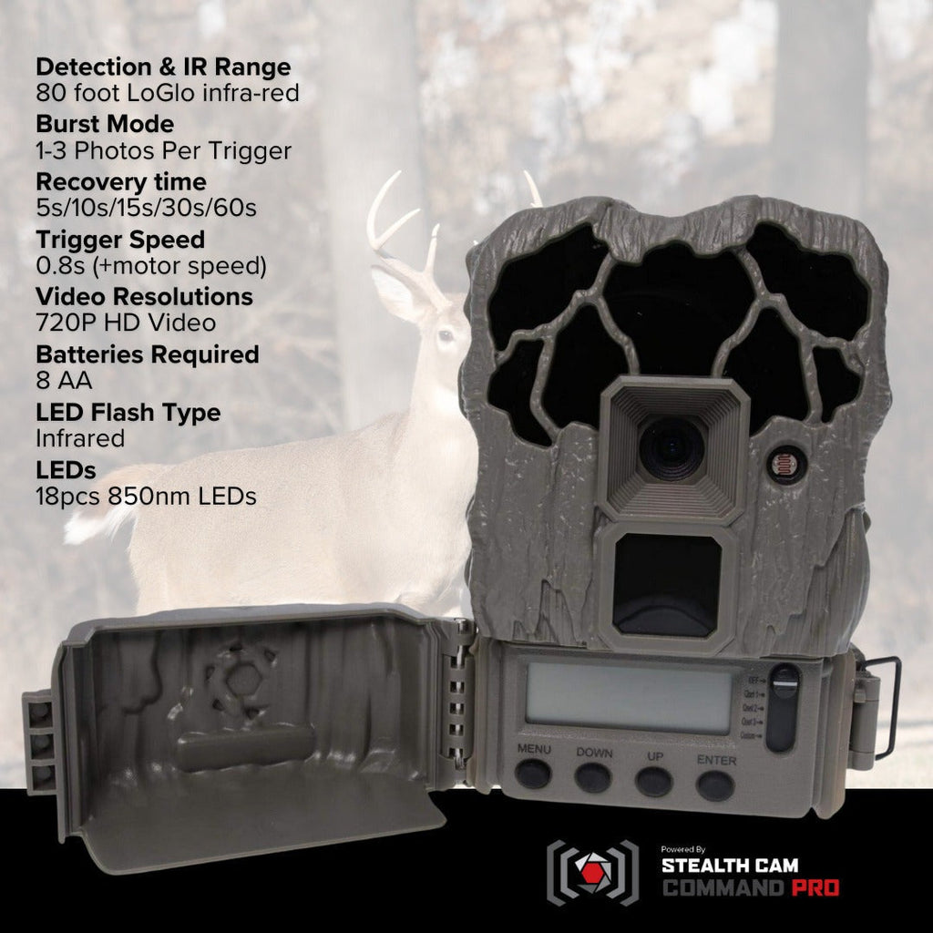 Stealth Cam 20MP Trail Camera with 60 Feet Range Detection and 720P Video (2-Pack) x 2 Bundle