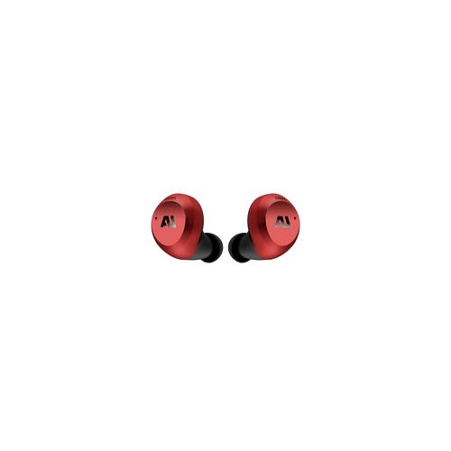 Ausounds True Wireless Hybrid Active Noise Cancelling Earbuds (Red)