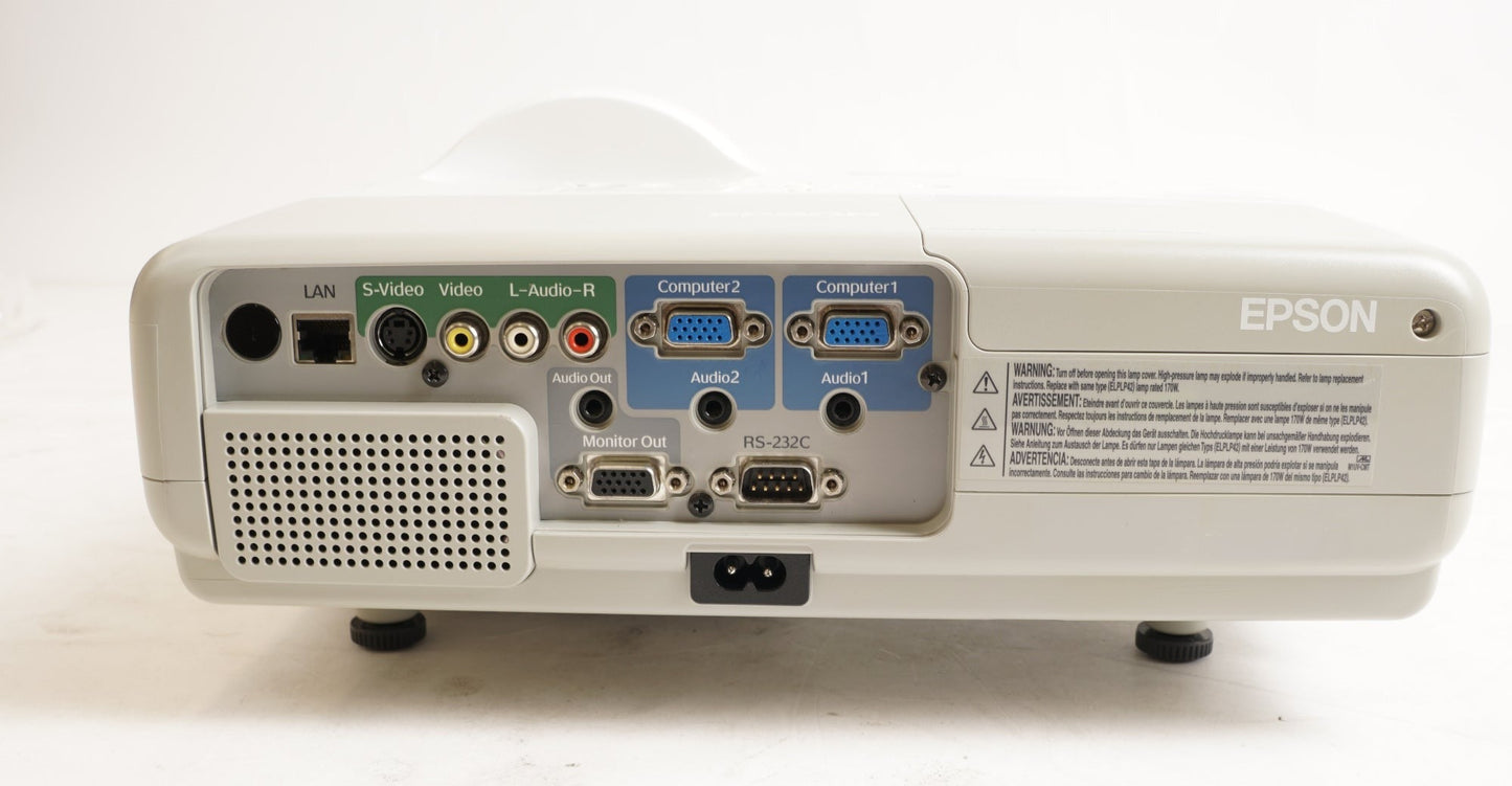 Epson PowerLite 410W 2000 Lumens Multimedia Wide Screen Projector (Renewed) (Used)