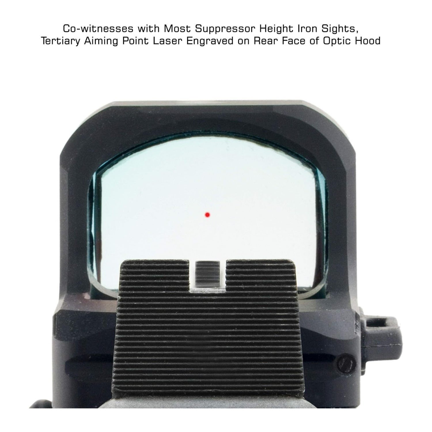 UTG OP3 Micro SLS Red 4.0 MOA Matte Black Dot Sight with Waterproof Construction