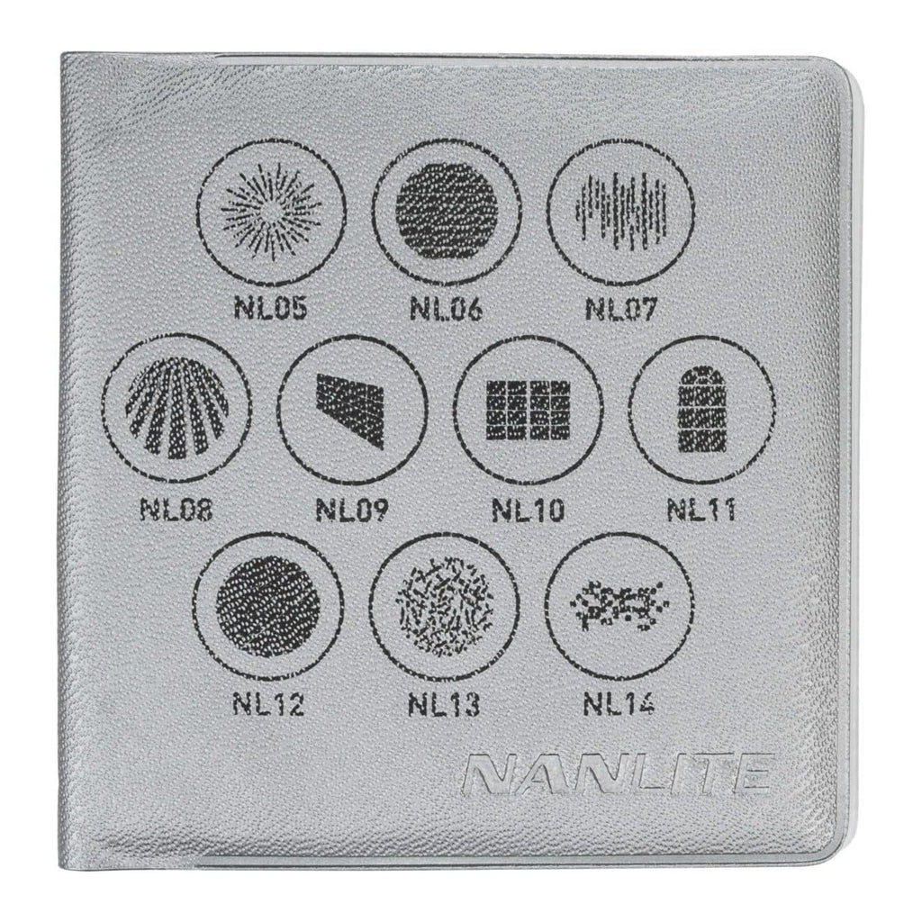 NANLITE GOBO Set 1 Attachment for PJ-FZ60-19/36 Projector Mounts