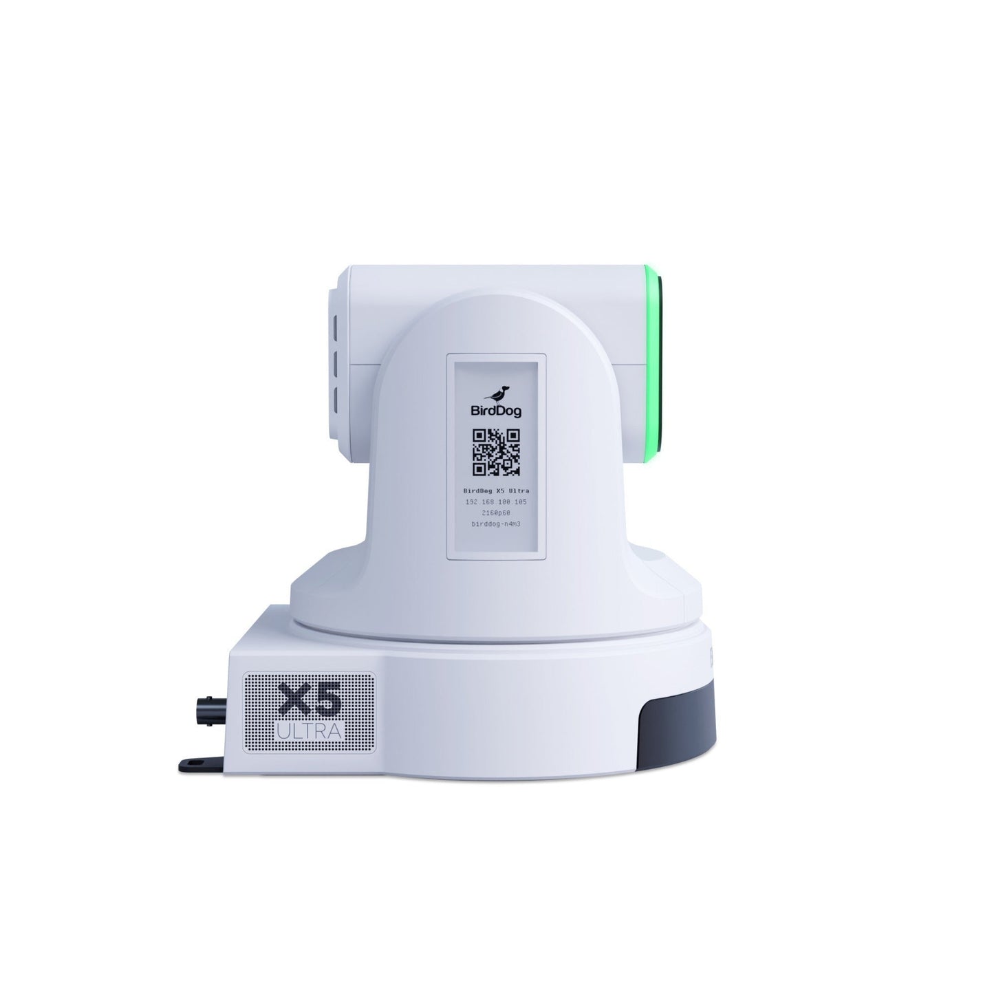 BirdDog X5 Ultra PTZ Camera: Unmatched 4K Performance with AI Tracking and NDI and HX3 (White)